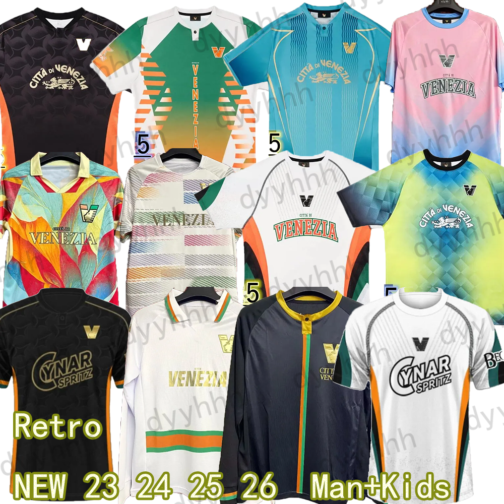 2024 Venezia FC soccer Jerseys ZAMPANO YEBOAH 24 25 Venice Home away Third BUSIO NICOLUSSI ORISTANIO DUNCAN Football shirts POHJANPALO ELLERTSSON maillots