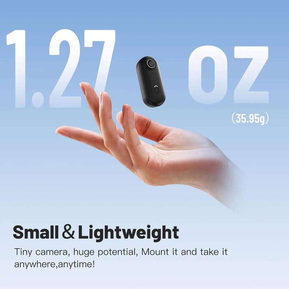 K GB UHD Mini Camera Wearable Action Cam Thumb Size Hands Free Recording Body Worn Premium Portable