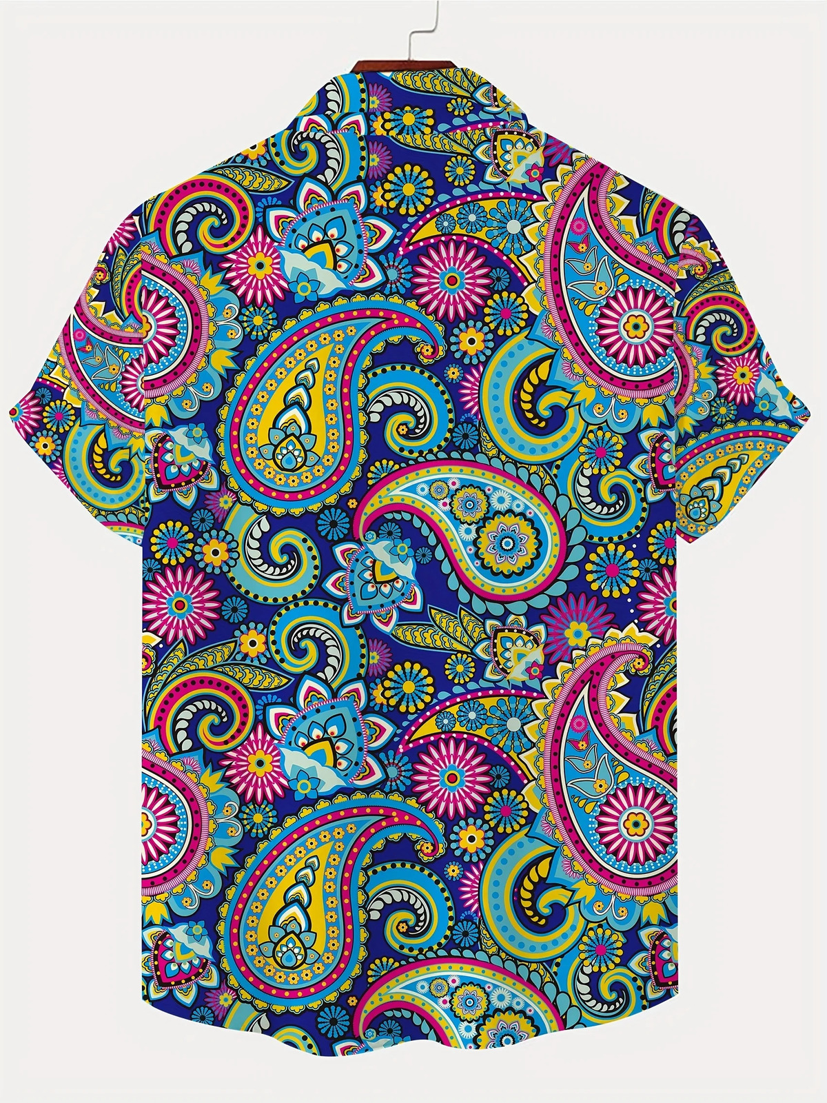 Novelty Paisley 3D Printed Shirt Summer Casual Breathable Mens Button Short Sleeve Tops Street Fashion Trendy Vintage Shirts 250807