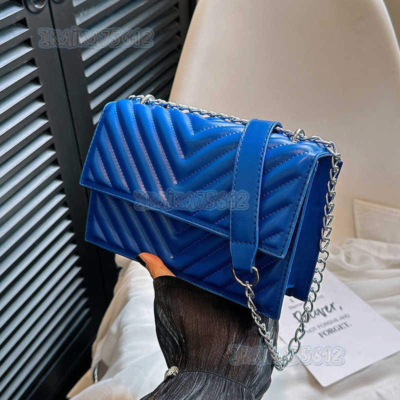 2024 Summer New Womens Bag Quilted Bag Niche Trend Crossbody Bag Chain Underarm Bag H250806