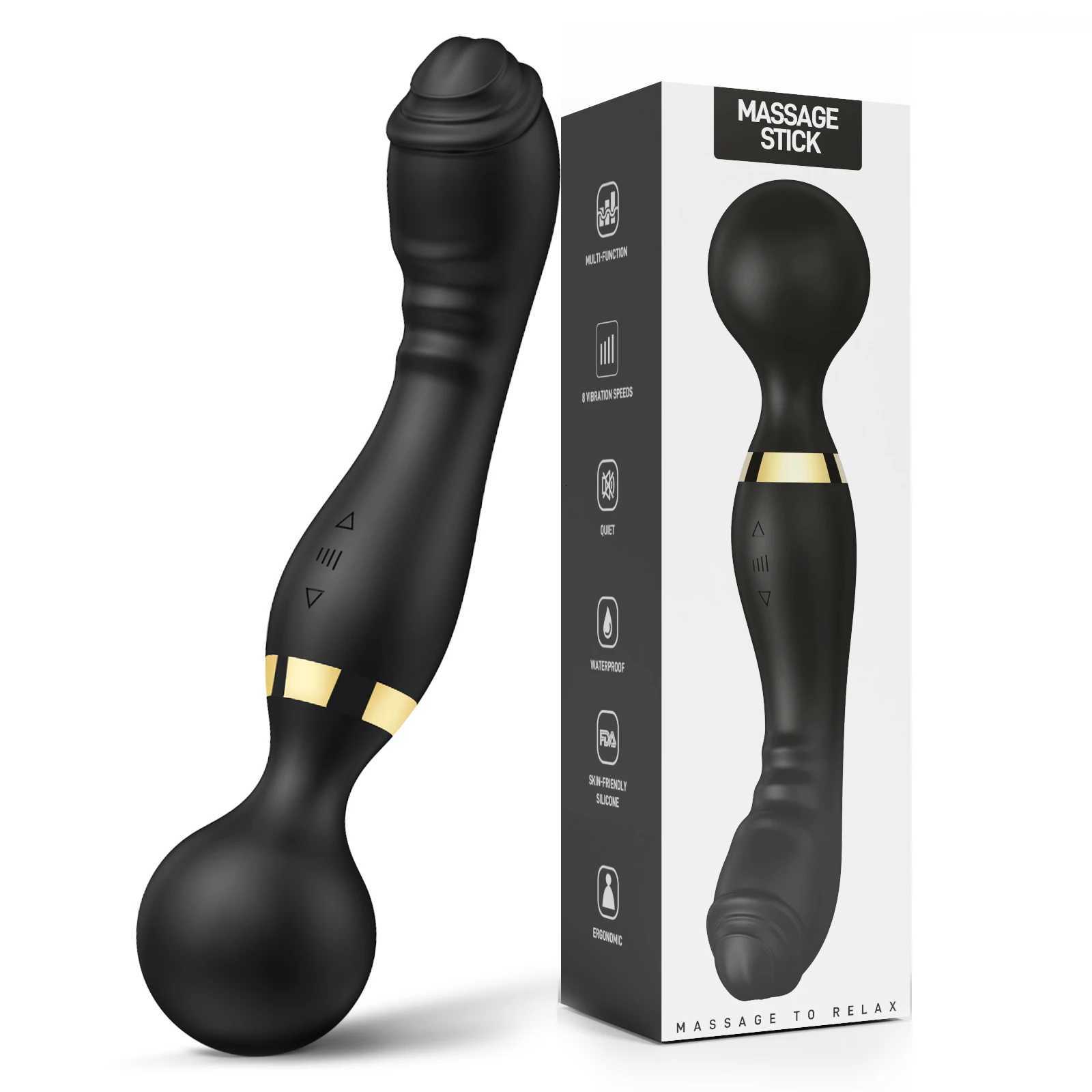 20 Speeds Powerful AV Magic Wand Vibrator Clitoris Stimulator G Spot Massager Sex Toys for Women Adult Female Erotic Sex Product W250807