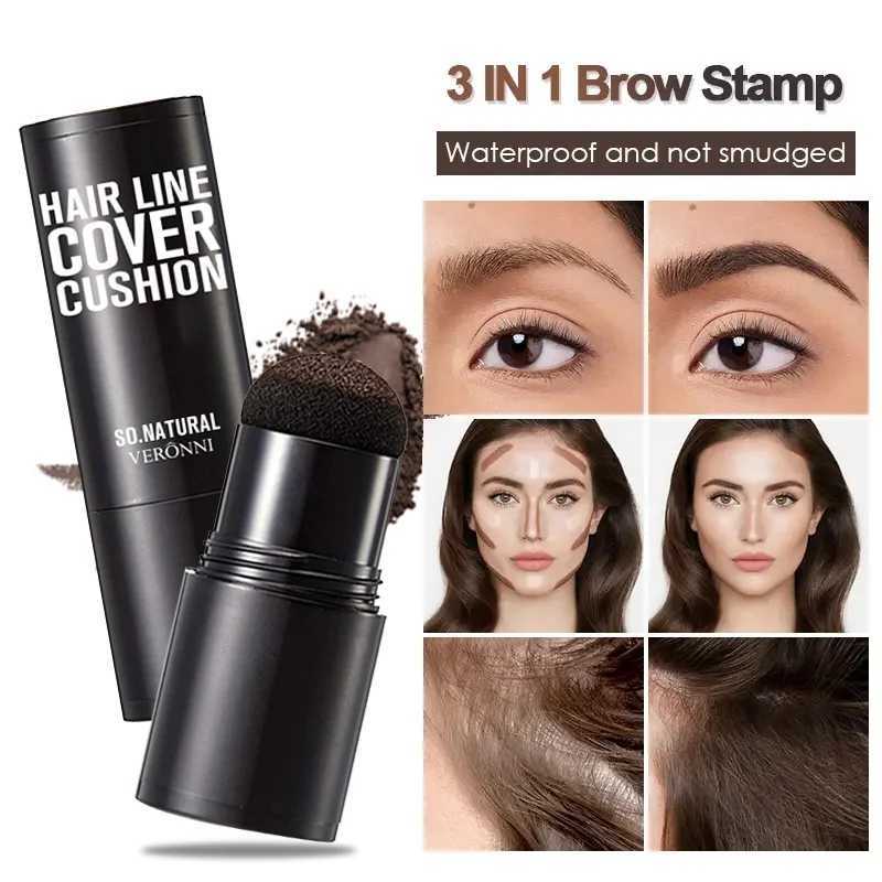 Instant Hairline Powder Fast Covering Hair Root Concealer Eyebrow and Beard Lines and Long-lasting Wind and Sweat Resistant W250807
