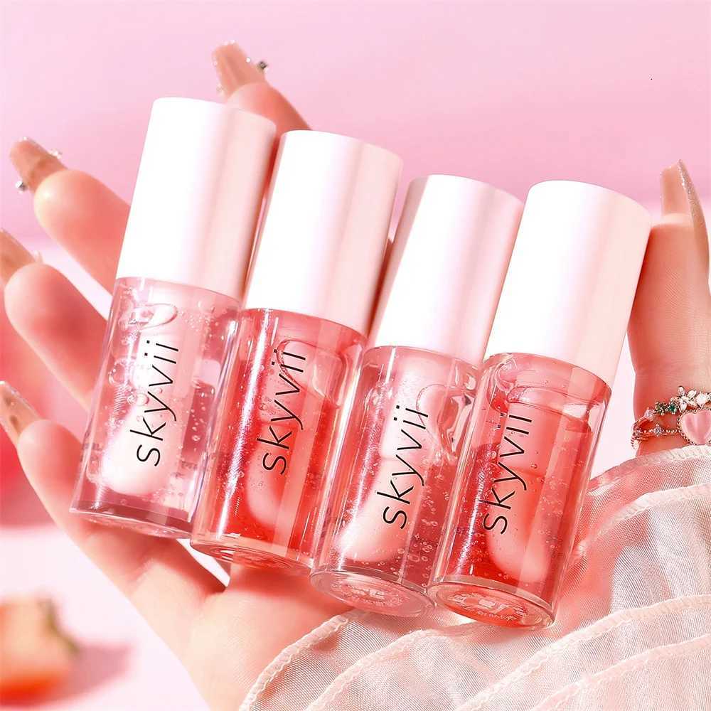 Moisturizing And Hydrating Anti-dry Lip Balm Female Student Lip Care Remove Dead Skin Peach Crystal Transparent Texture Lip OilXJ250807