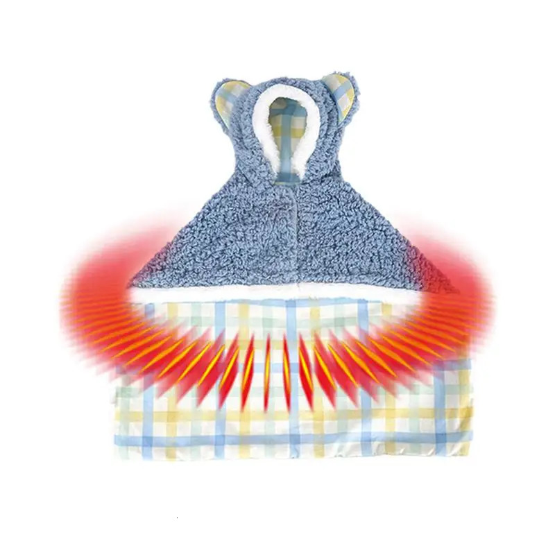 Pet Cape Blanket with Hat Cute Warm Pet Bed Mat Cover Blanket Cat Dog Soft Blanket Thicken Cloak Blanket for Puppy Pet Supplies 250804