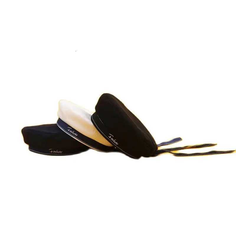 Autumn Winter Fashion Ribbon Women Berets Dome Cs For Female Navy Style Sailor Painter Model Hats Outdoor La News Cool Bl27 XJ250807