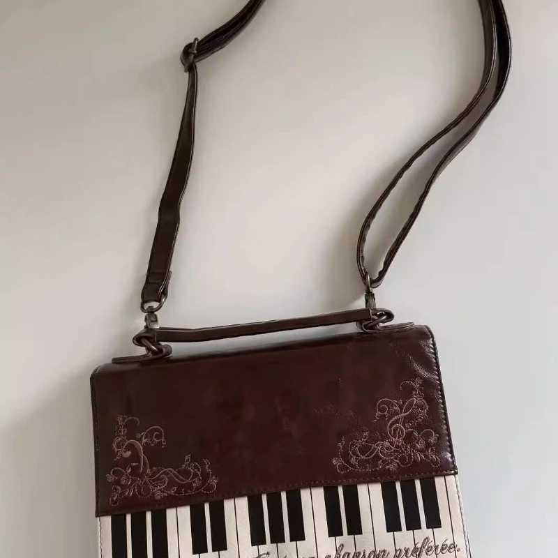 Patchwork Contrast Color Harajuku Womens Handbags Vintage Y2k Aesthetic Shoulder Bag Streetwear All Match Trendy Crossbody Bags Z250807