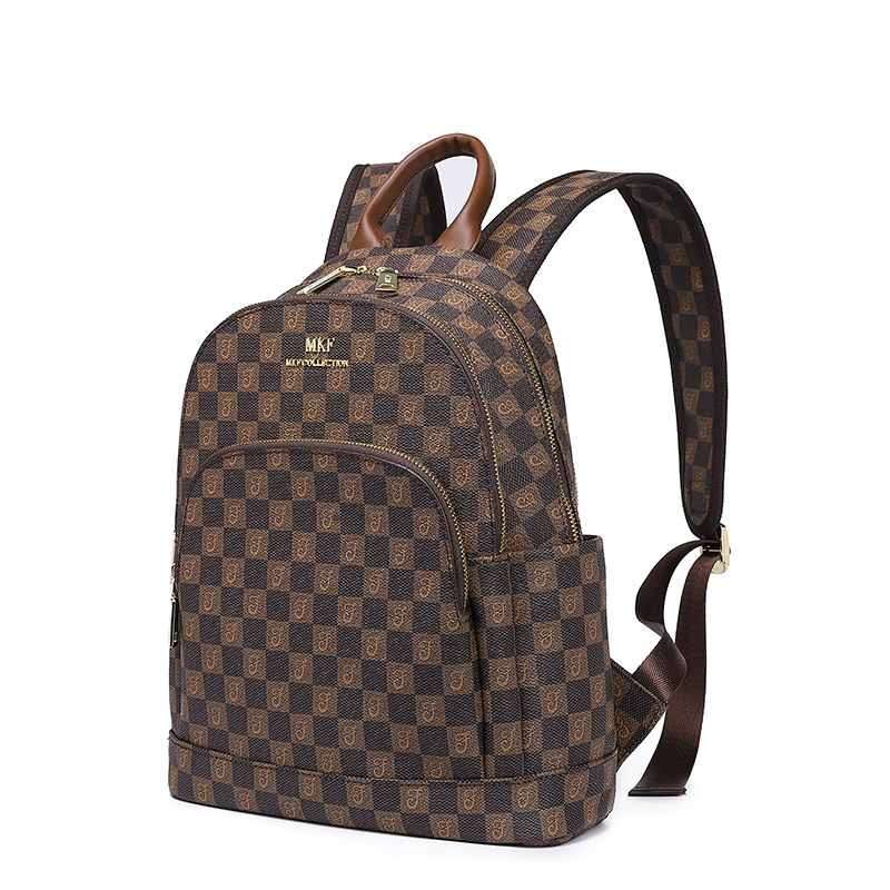 MKF designer bag free shipping Light luxury high-quality backpack fashionable Large capacity casual versatile vintage handbag for women