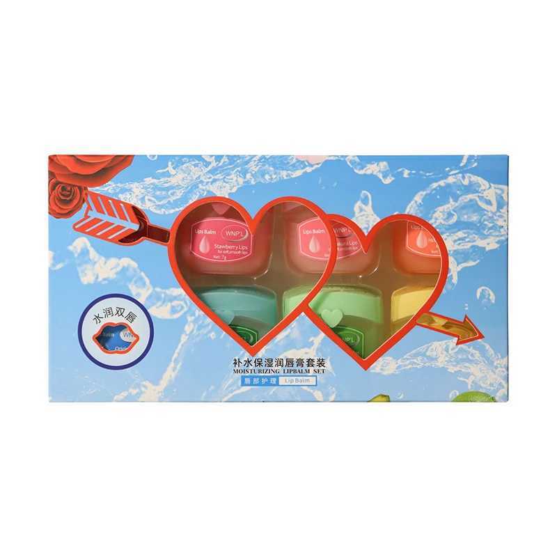 4/6/8pcs Moisturizing Lip Balm Sets Lipstick Makeup Natural Plant Base Moisturizer Lip Balm Anti-Cracking LipsXJ250807