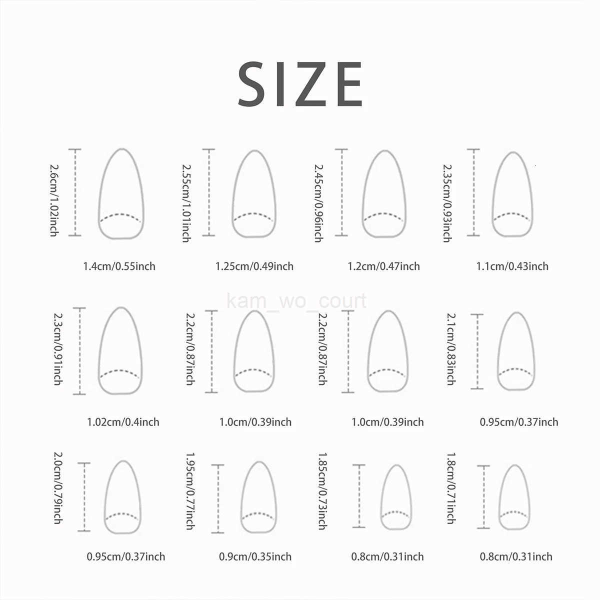 24 PCs Long French Minimalist Nails with 1 Jelly and 1 Nail File M250807