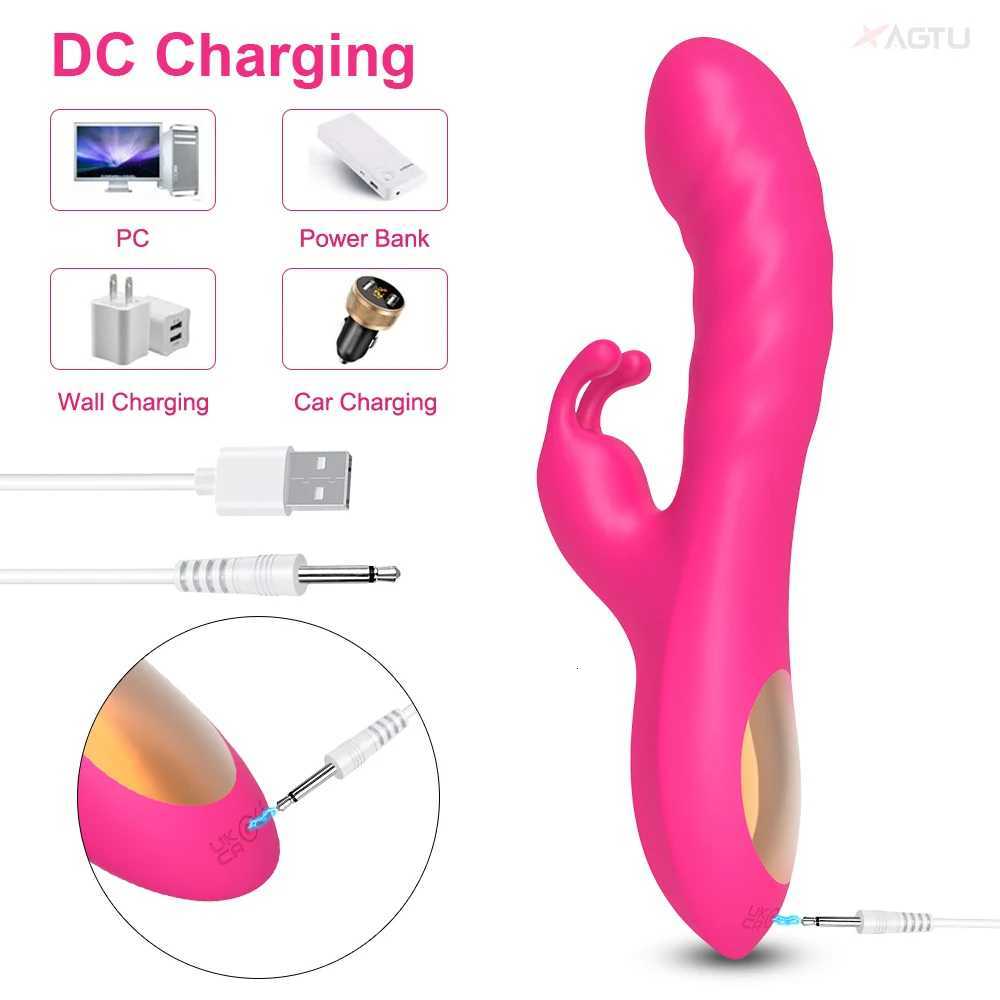 Powerful G Spot Rabbit Vibrator for Women Nipple Clitoris Stimulator Dildo Massager Adults Masturbator Female Sex Toy for Adults W250807