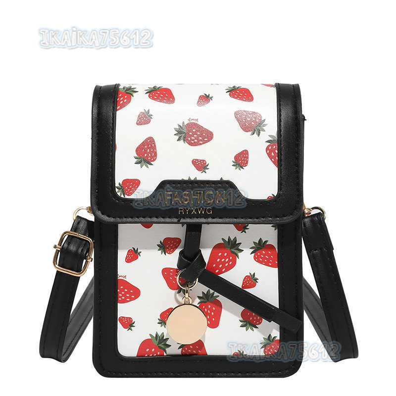 2025 Printed Pattern New Cute Fashion Large Capacity Design Crossbody Shoulder Phone Small Square Bag for Women H250806