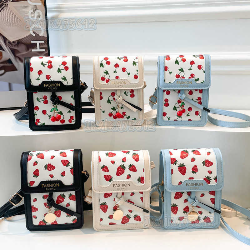 2025 Printed Pattern New Cute Fashion Large Capacity Design Crossbody Shoulder Phone Small Square Bag for Women H250806