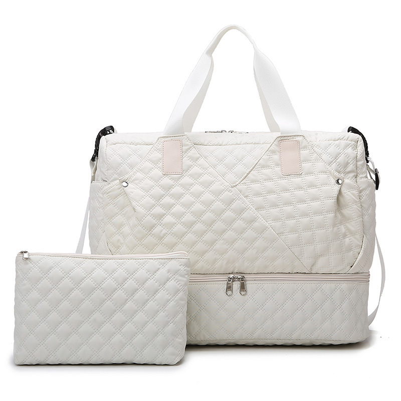 New Large Capacity Travel Quilted Versatile Mother-Daughter High-Value Single Shoulder Handbag Multifunctional Storage Bag