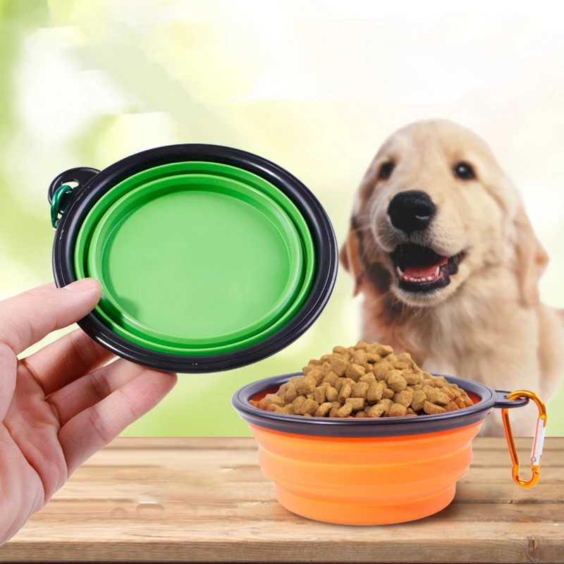 1Pc Pet Folding Bowl Outdoor Portable Drinking Bowl Dog Bowl Cat Bowl Pet Accompanying Cup Dog Bowl Y250806