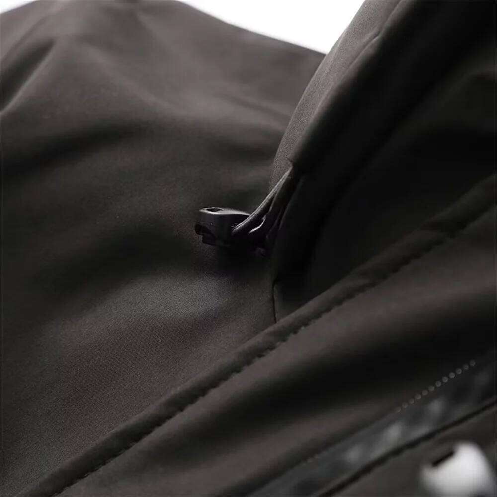 Designer Clothing 2025 UNIZERA Women's Stand Up Collar Zipper Decoration Hood Long Sleeved Thick Warm Cotton Clothing Winter New Jacket