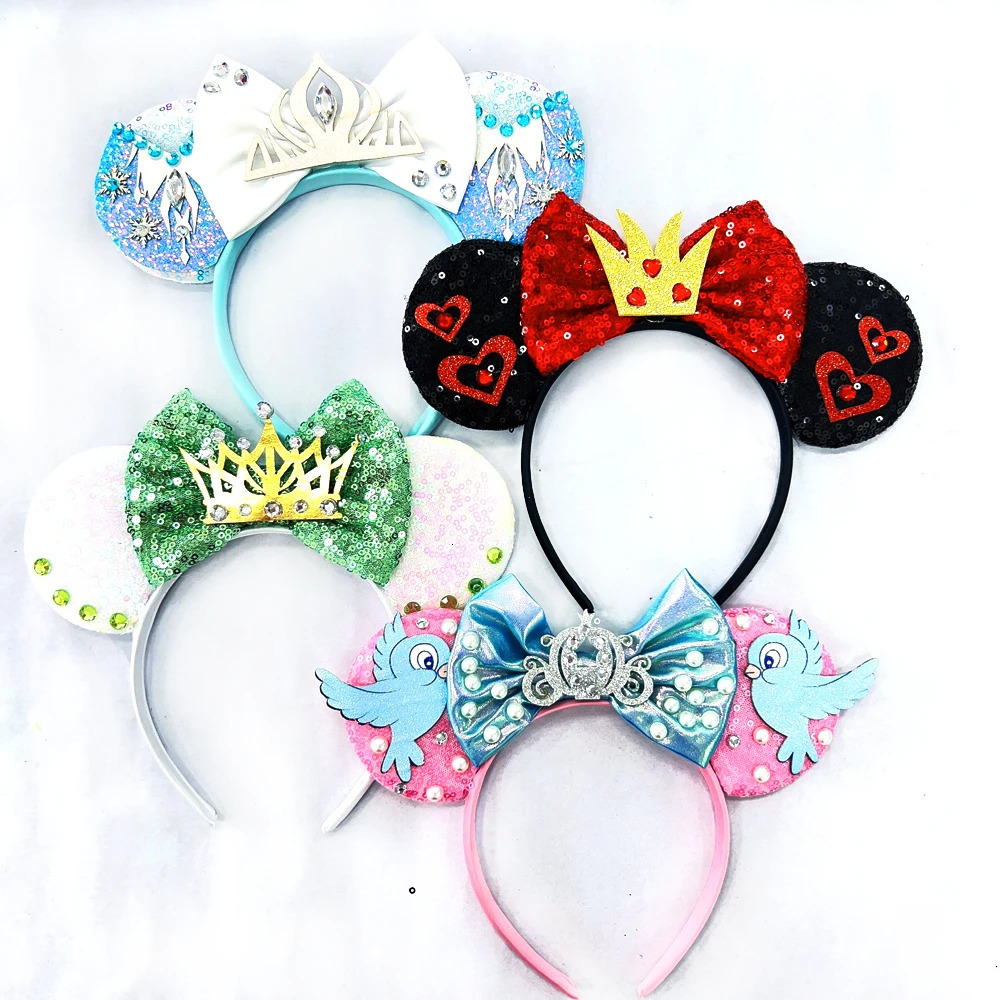 Latest Festival Party Mouse Ears Headband For Kids Christmas Santa Claus Fawn Hairband Kids Party Hair Accessories 250806