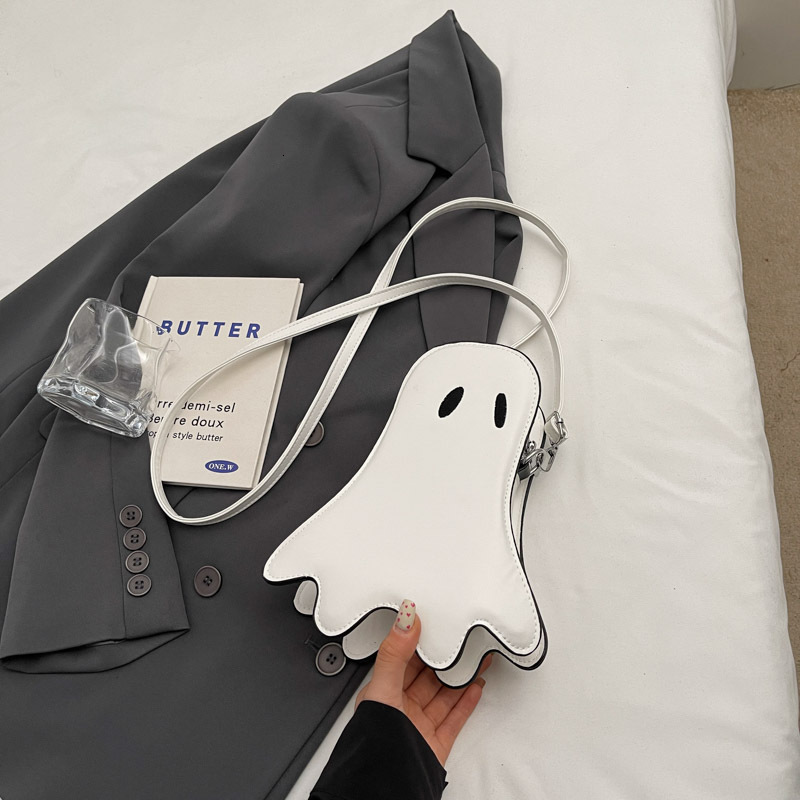 Free shipping designer Creative Street Style Spicy Girl Ghost Bag for Women New Niche Design Halloween Quirky Shoulder Bag Crossbody Bag