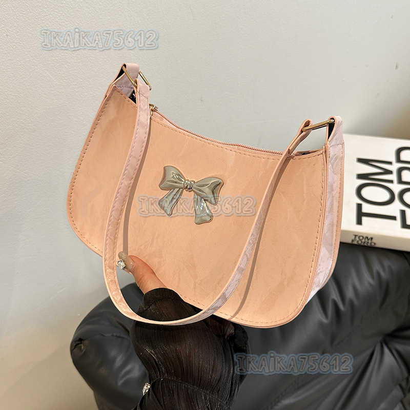 Underarm Bag for Women 2024 New Style Womens Niche Design Butterfly Fashion Shoulder Bag H250806