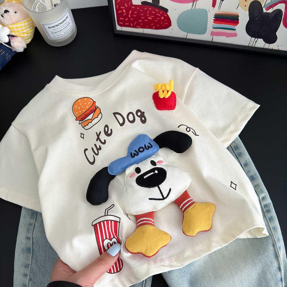 Tshirts Boys Designer T Shirt Luxury Girls Tees Baby Clothing Designers Brand TShirts Kids Short Sleeve 8 High Quality Tops Children Clothes DPD240627