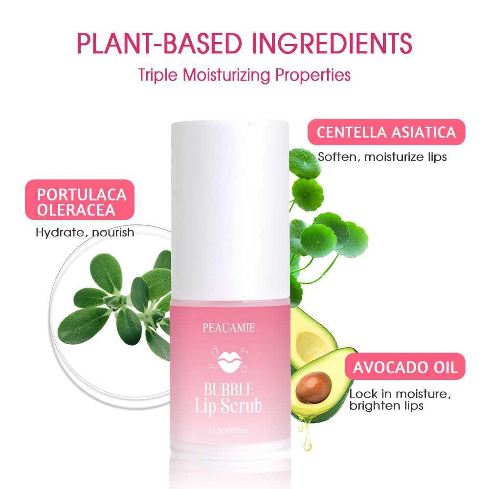 Bubble Lip Scrub Cream Exfoliating Moisturizing Remove Dead Skin Lighten Lip Lines Dark Lips Soothing Lip CareXJ250807