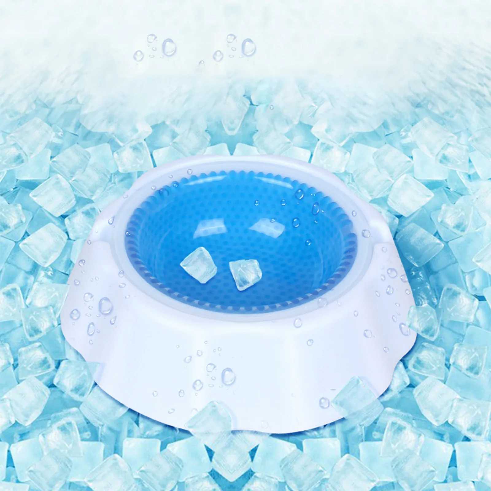 Summer Pet Cooling Bowl Heat Pet Bowl Pet Refrigeration Bowl Dog Cold Water Bowl For Home Summer Pet Drinking Bowl Y250806