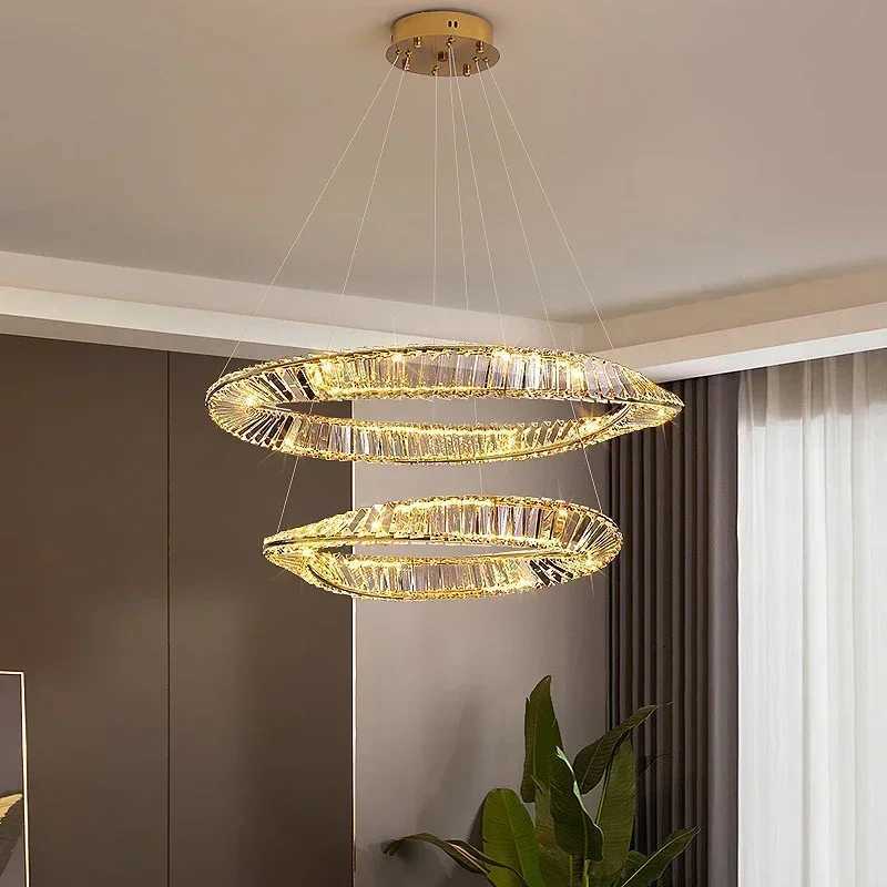 Modern Chandeliers Ceiling Hanging Led Lighting Indoor Crystal Pendant Lamp Led Ceiling Luxury Fixture Light Chandelier for Home X250807