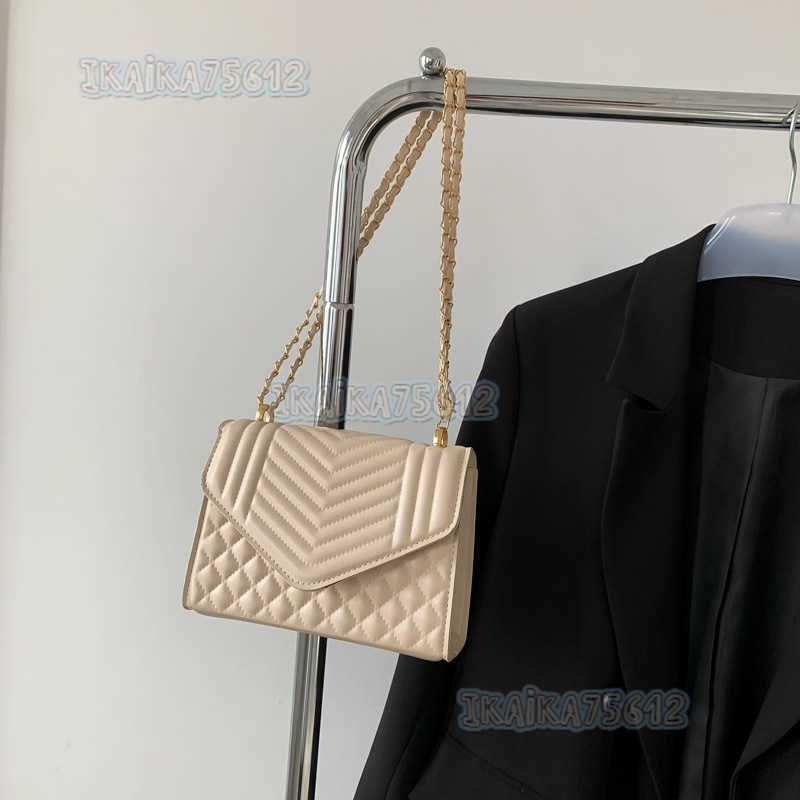 Trendy Fashion Quilted Embroidery Chain Small Bag for Women 2024 Spring New Versatile Small Square Bag for Women H250806