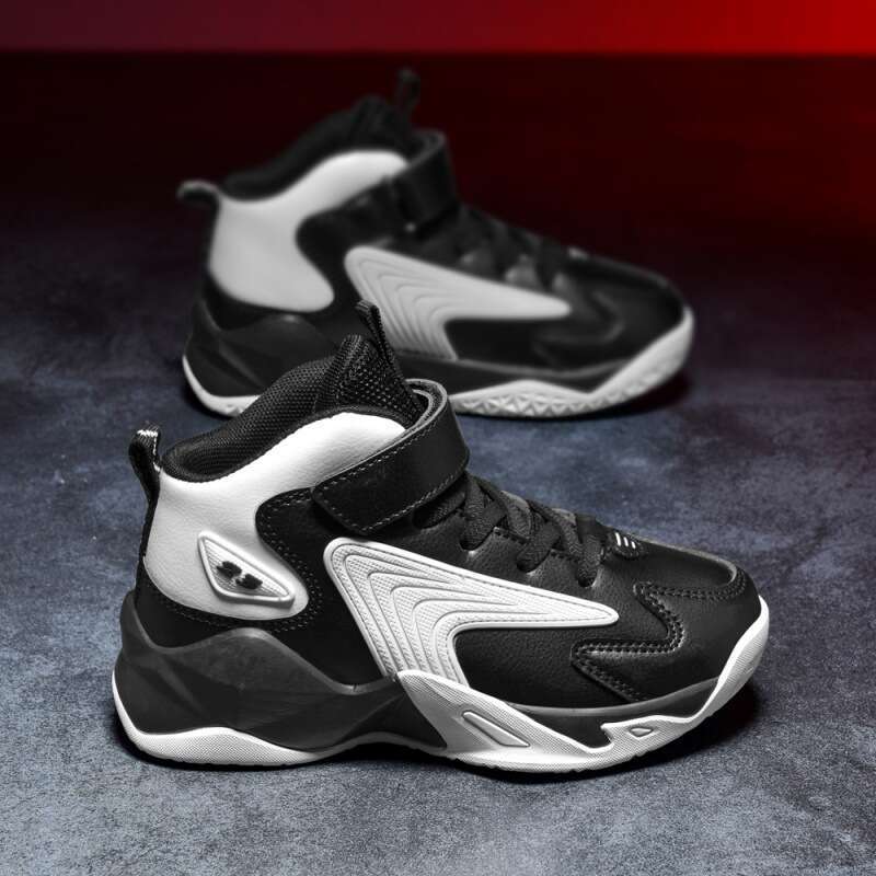 Magic Tape NEW Children's Basketball Elementary School Training Practical Set Line Sports Running Shoes 8-12 Years Old Boys and Girls