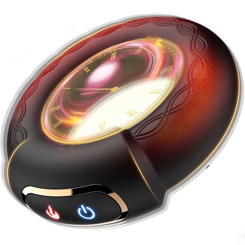 Vibrating Penis Cock Ring with Heating Delay Ejaculation Vibrator Adult Sex Toys for Men Longer Harder Stronger Erection W250807