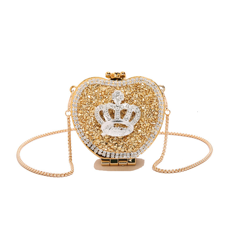 Free shipping designer Shiny Hot Girl Chain Crossbody Bag Acrylic Bag Female Mini Full Diamond Inlaid Powder Bag Street High-end Small Bag