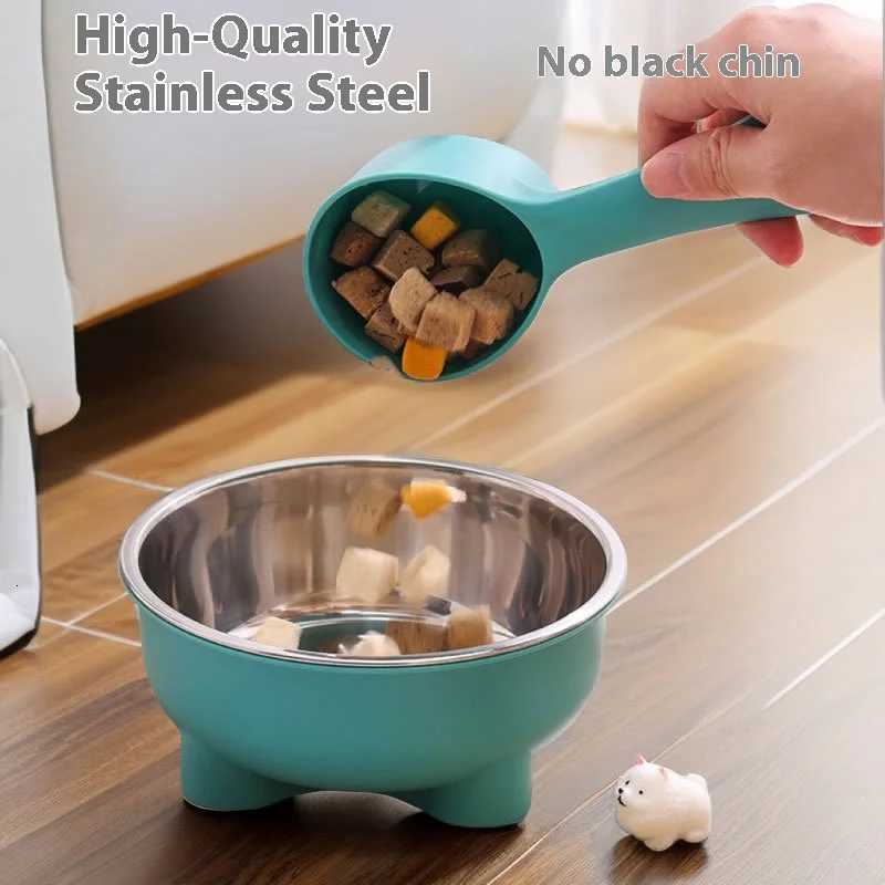 Eco-Friendly Stainless Steel Pet Bowl - Detachable Design Smooth Rim Cross Base for Stability Easy Clean Cat Dog Dish Y250806