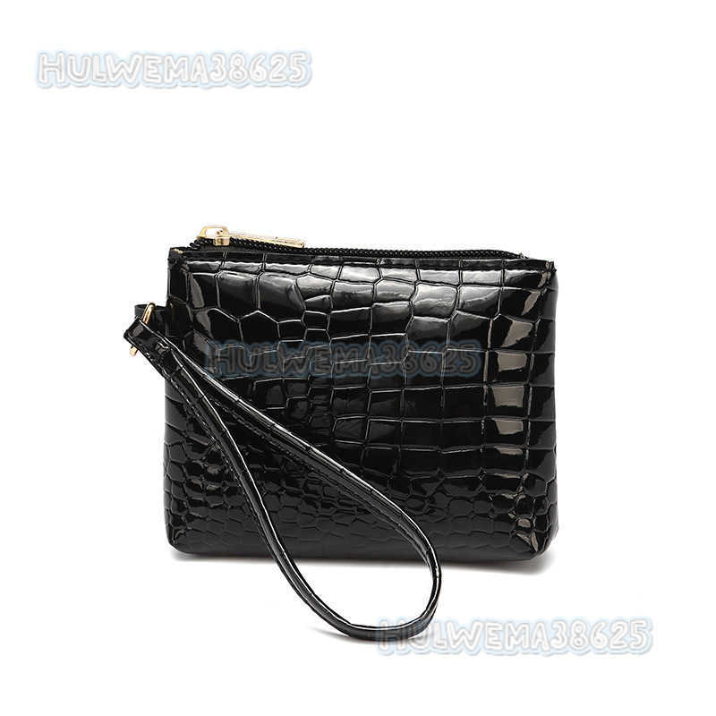 Zero Wallet Womens 2021 Alligator Mini Zipper Card Coin Purse Bag Pu Solid Hand Bag H250806