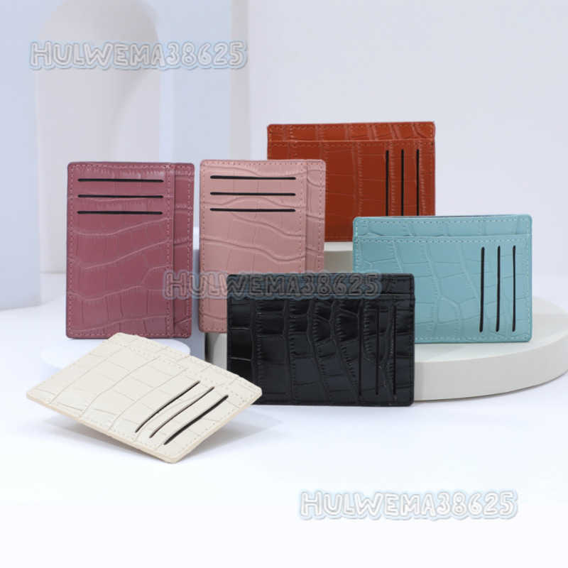 New Card Holder Coin Purse Multi-card Slots Student Women Fashion Simple Pattern Company H250806