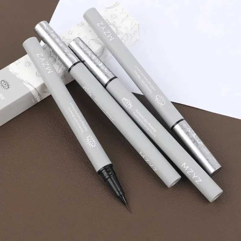 Water Liquid Eyebrow Pencil Waterproof Long Lasting No Blooming Eyeliner Lying Silkworm Ultra Fine Eyebrow Tattoo Pencil Makeup W250807