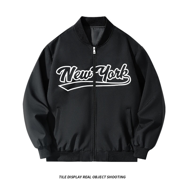 Baseball Clothing Mens Baseball Clothing Standing Collar Jacket Coat Jacket American Style Jacket Men 250805