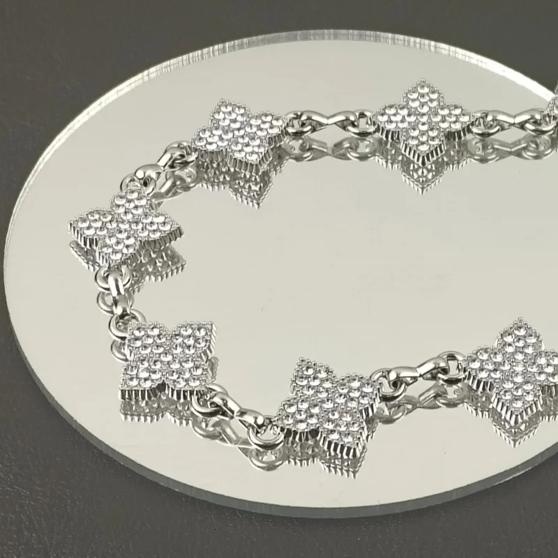 2025 Model Flower Shape Hip Hop Pants Chain Fashionable Men And Women Ones Waist Accessories Spring Gift 250805