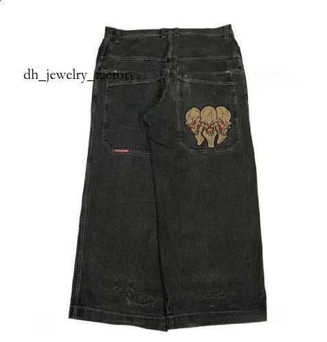 Jean JNCOS Mens fashion clothing Pantalones Hombre Streetwear Pants biker mens designer jeans Ripped Denim Shorts Baggy JORTS 2000s Y2K JNCO c72