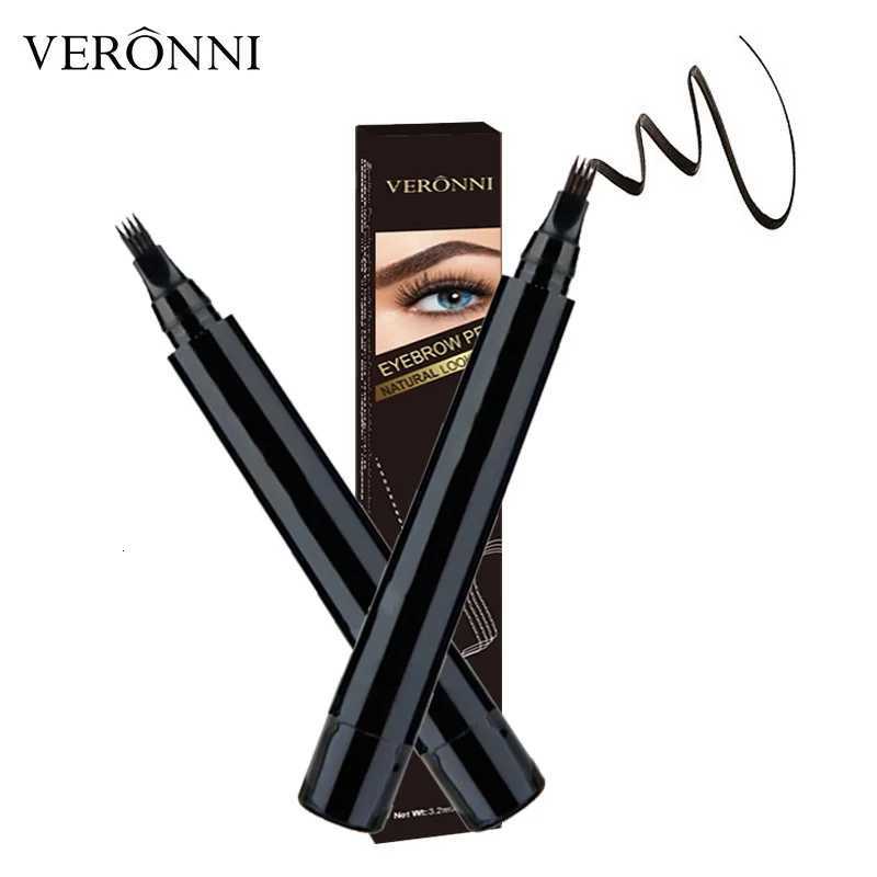 VERONNI Natural Color Four-Pronged Eyebrow Pencil Waterproof and Sweat-Proof Four-Pronged Eyebrow Pencil Easily Create Eyebrows W250807