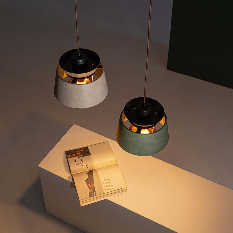 Elegant Pendant Light with Modern Design & Durable Leather Finish P21306