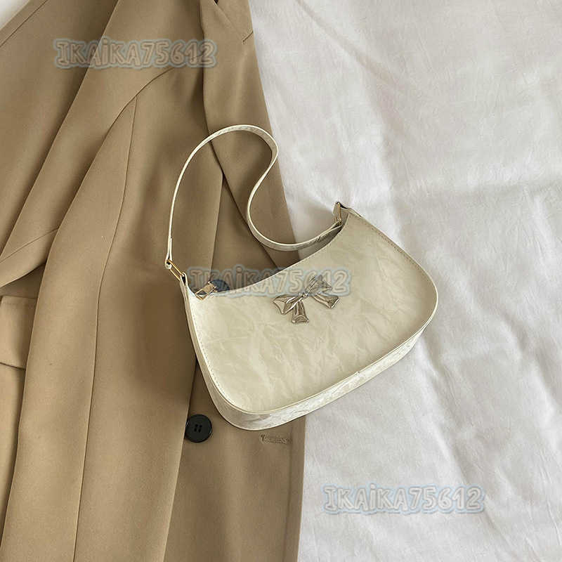 Underarm Bag for Women 2024 New Style Womens Niche Design Butterfly Fashion Shoulder Bag H250806