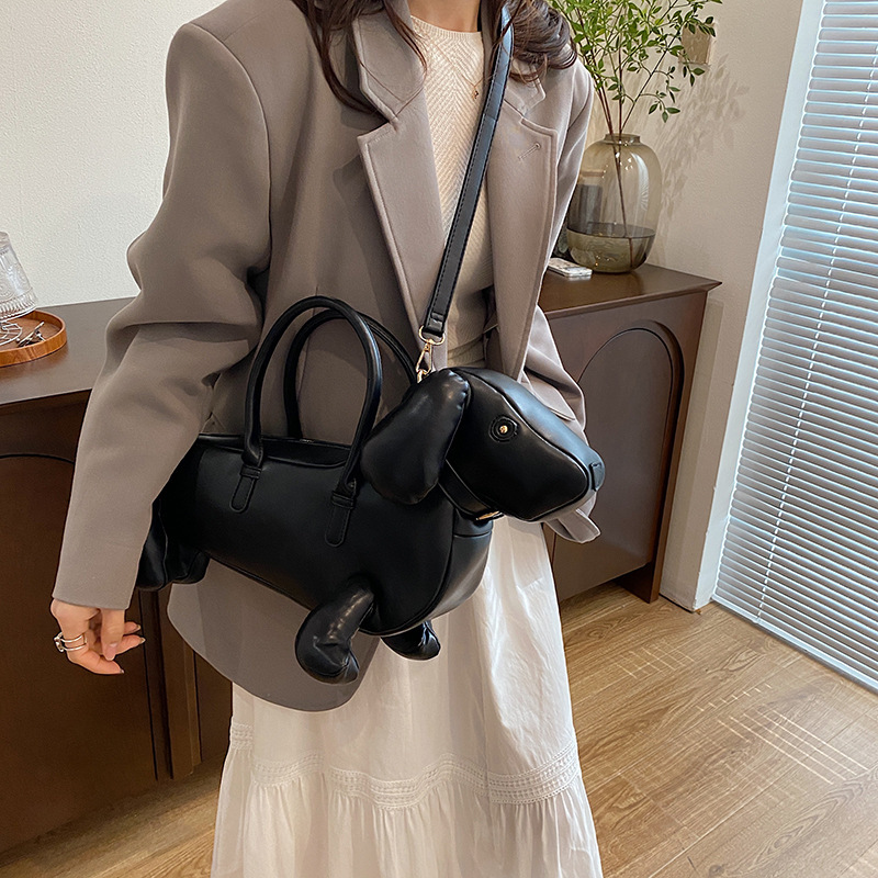 Free shipping designer Creative Commuting Large Bag for Women New Niche Dachshund Handbag High-end Casual Shoulder Bag Crossbody Bag