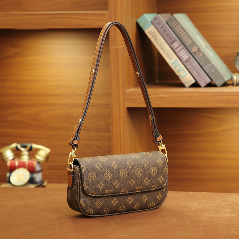 MKF designer bag free shipping Light luxury high-quality vintage floral shoulder bag with classic casual print and simple womens crossbody bags