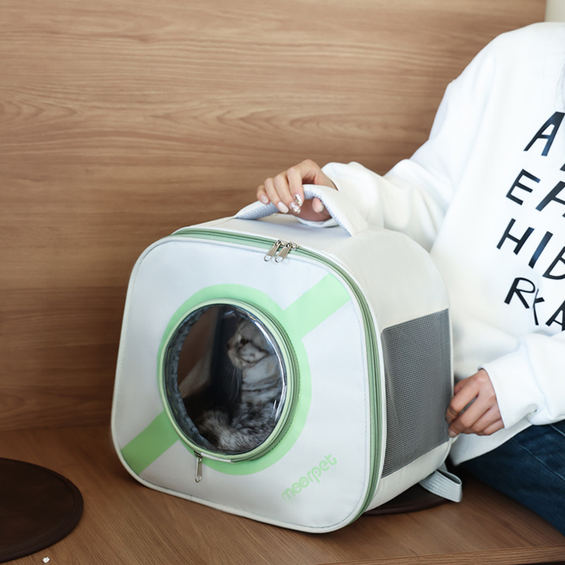 Beni Pet Large Space Pet Carrier Bag Breathable & Foldable for Cats: New Style Portable Pack