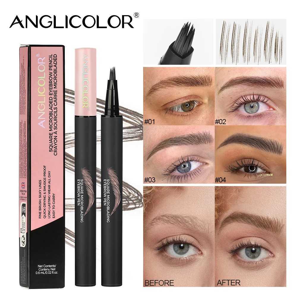 Velvet Wild Eyebrow Pencil Square Angled Brush Multifunction 3D Brow Dye Cream Hairline Anti-smudge Waterproof Eyebrow Tint Pen W250807