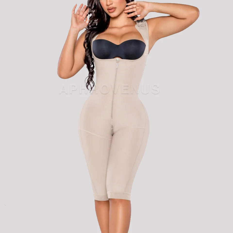 Fajas Colombianas High Compression Body Shaper with Long Pants Tummy Control Post Surgery Leggings Fitness Slimming Shapewear 250805