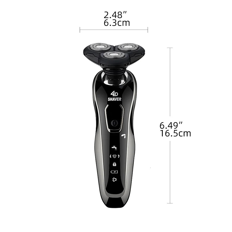 Professional mens electric shaver with smooth and comfortable shaving time suitable for facial trimming and cleaning 250805