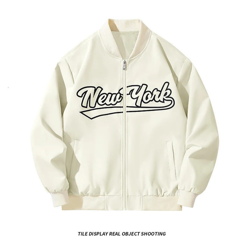 Baseball Clothing Mens Baseball Clothing Standing Collar Jacket Coat Jacket American Style Jacket Men 250805