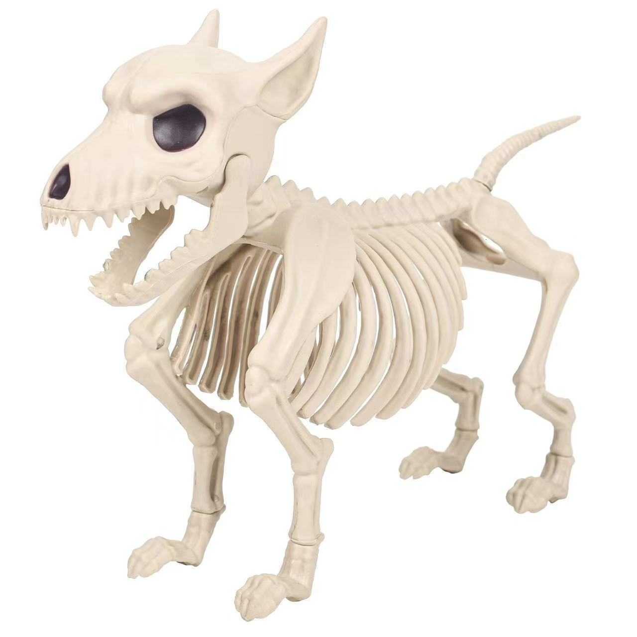 Goat Skeleton Halloween Decoration Evil Sheep Halloween Skeleton Animal Horror Atmosphere Decoration Prop Halloween Skeleton CL240819