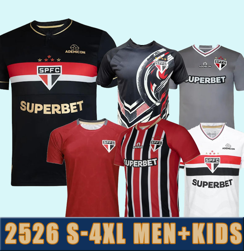 2025 2026 S-4XL Sao Paulo fc soccer jerseys LUCIANO PATO JAMES 25 26 Rafinha Calleri LUCAS PABLO MAIA home away 3rd football shirt