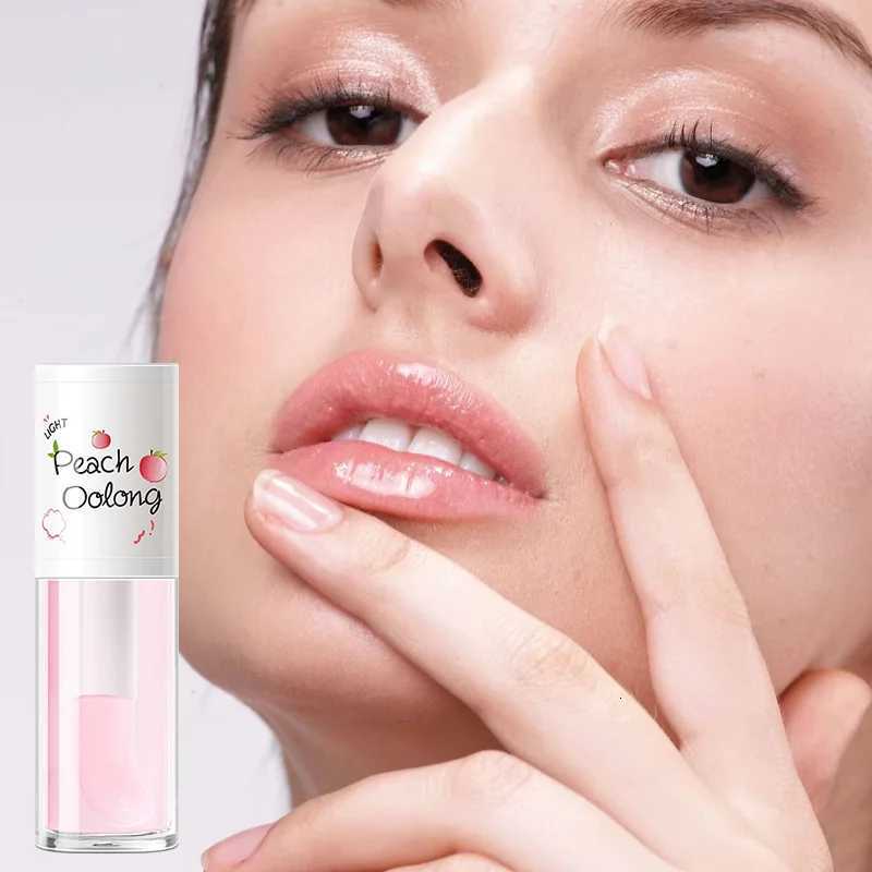 Peach Milk Honey Lip Oil Relieves Dry Moisturizing Lip Gloss Fades Lip Lines Water Light Lips Big Brush Head CuteXJ250807